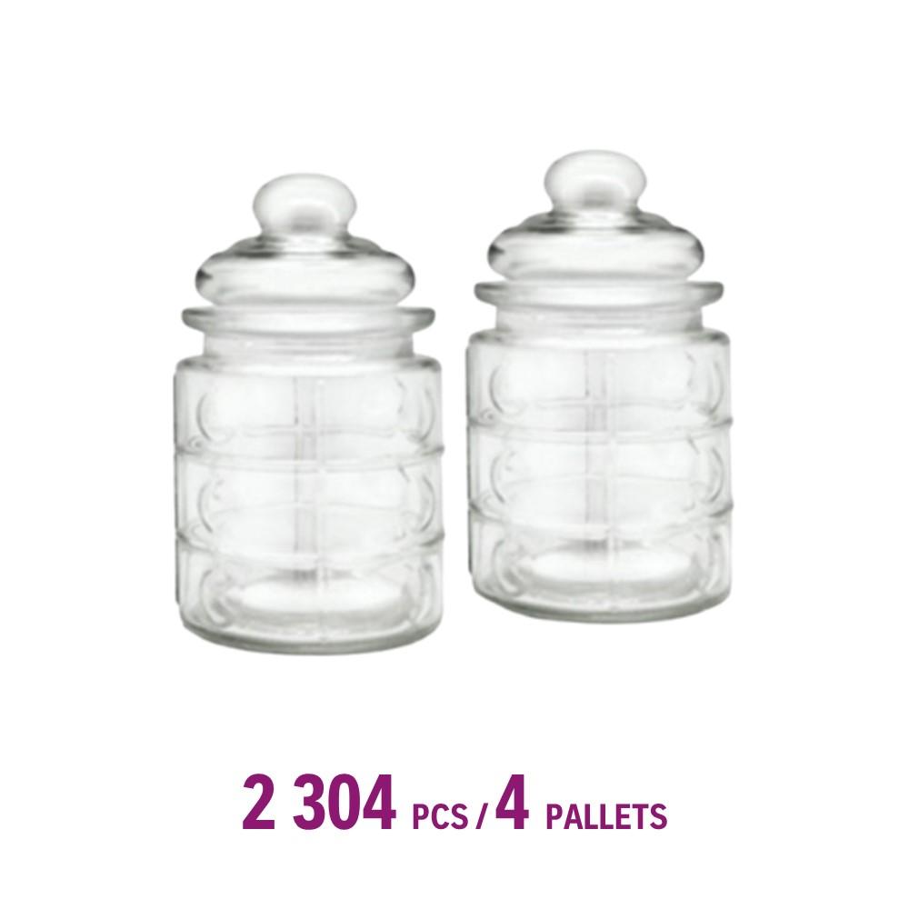 Set de 2 bocaux en verre 300ML