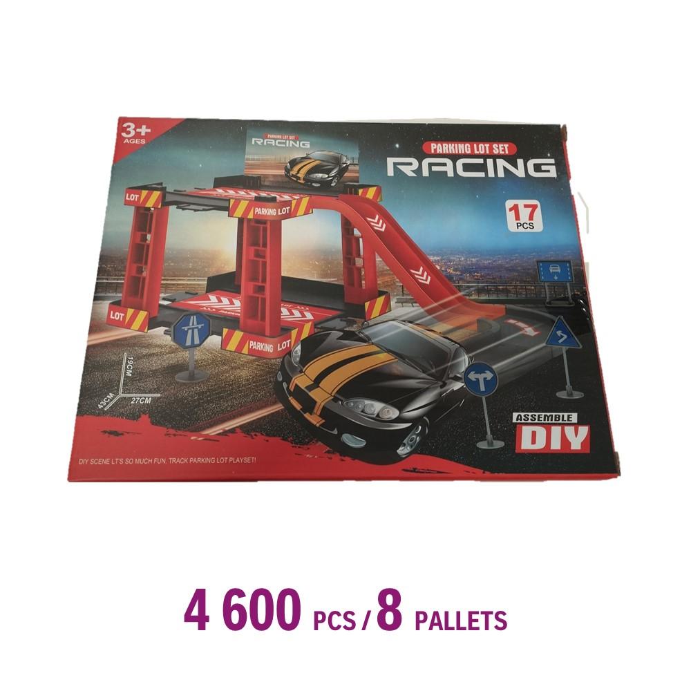 Jouet - parking de voiture de course